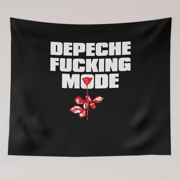 Item preview, Depeche Mode Bold Typography Rose Art – Dark Minimal Graphic designed and sold by markelhovardt.
