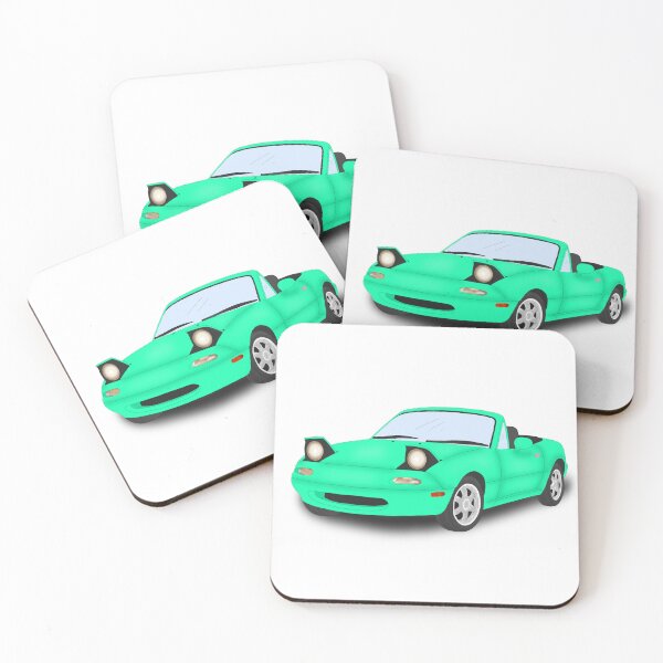 Item preview, Mint green Mazda MK1 MX5 Miata designed and sold by Cl03xoart.