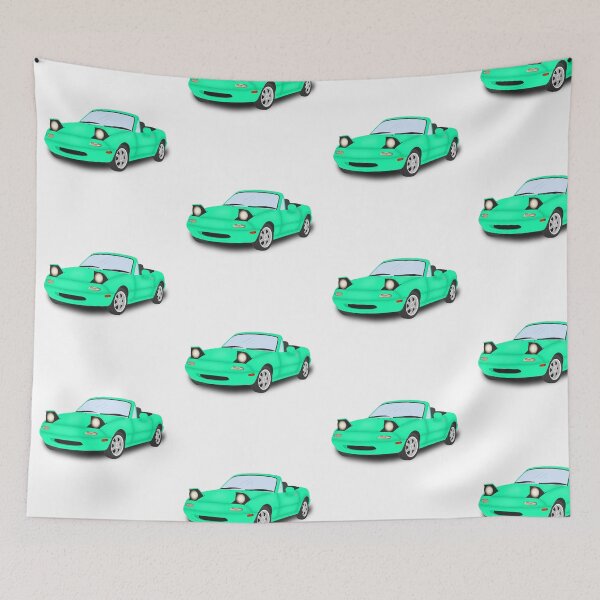 Item preview, Mint green Mazda MK1 MX5 Miata designed and sold by Cl03xoart.