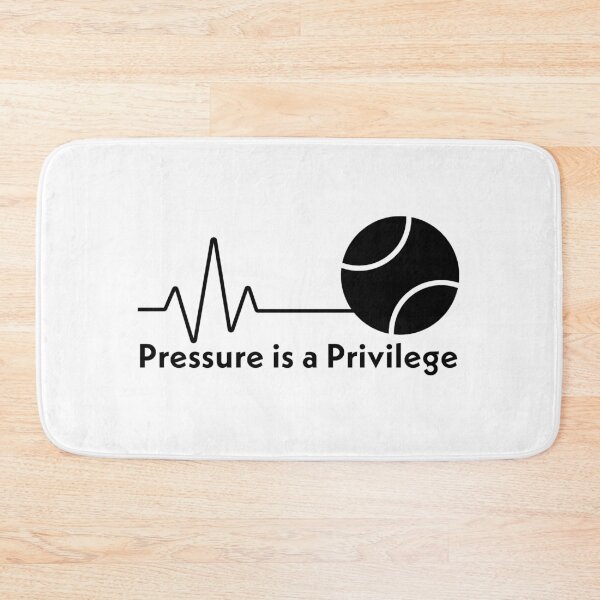 Item preview, Pressure is a Privilege - black type designed and sold by ABitOnTheSide.