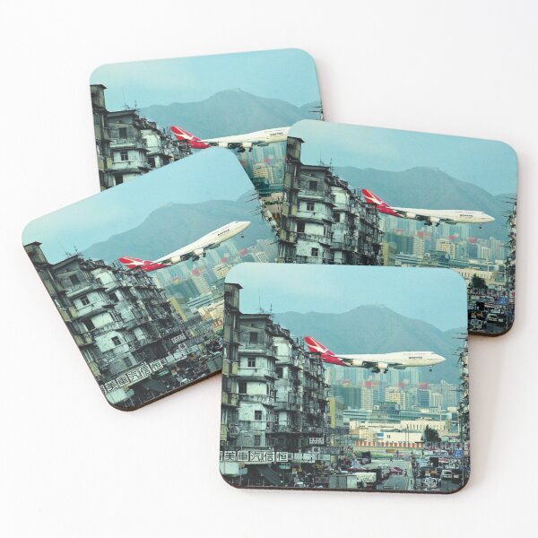 Item preview, Boeing 747 landing at Kai Tak, Hong Kong designed and sold by Myōhō Print Co..