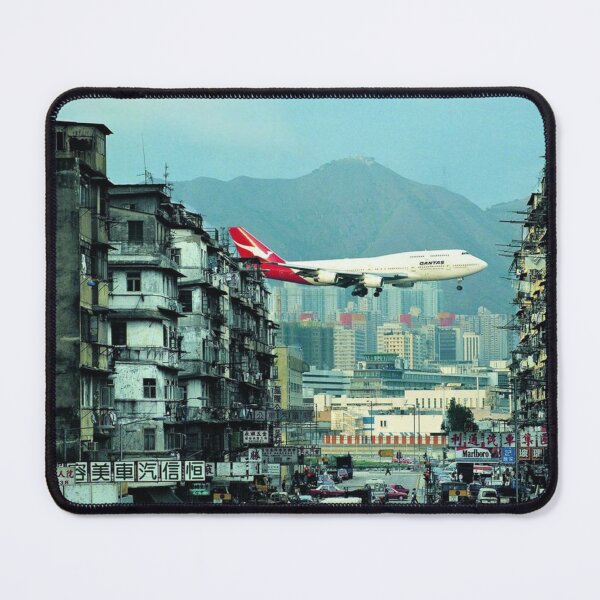 Item preview, Boeing 747 landing at Kai Tak, Hong Kong designed and sold by Myōhō Print Co..
