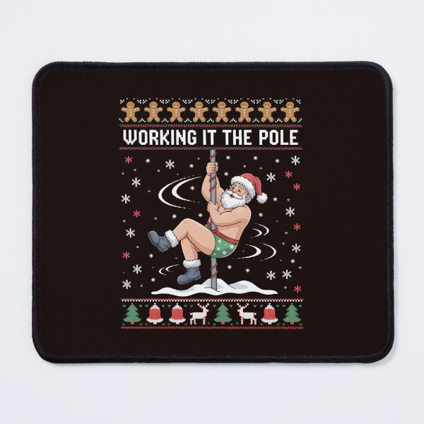 Item preview, Working It The Pole Santa designed and sold by cosettacir6382.