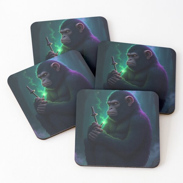 Item preview, Dark Anime Ape – Shisha Aura Art designed and sold by OhmAuraArt.