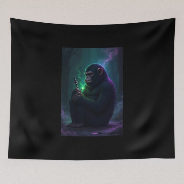 Item preview, Dark Anime Ape – Shisha Aura Art designed and sold by OhmAuraArt.