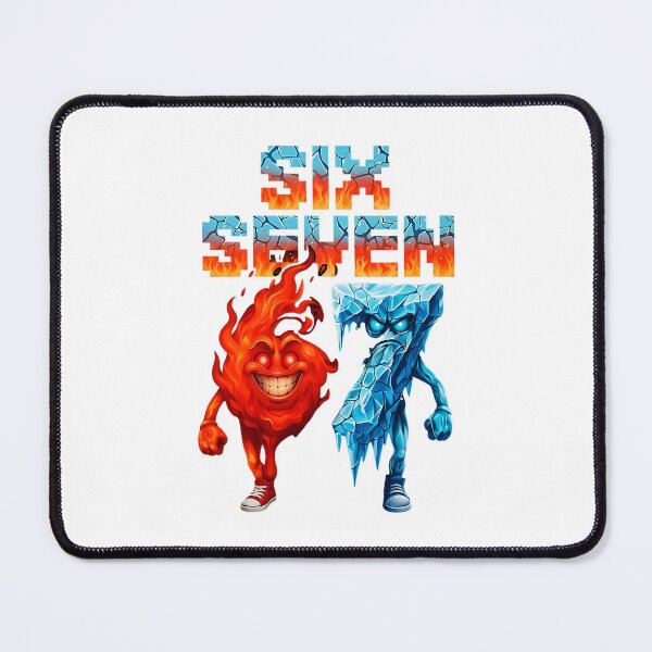 Item preview, Six Seven Fire Ice Characters designed and sold by clarabersetart.