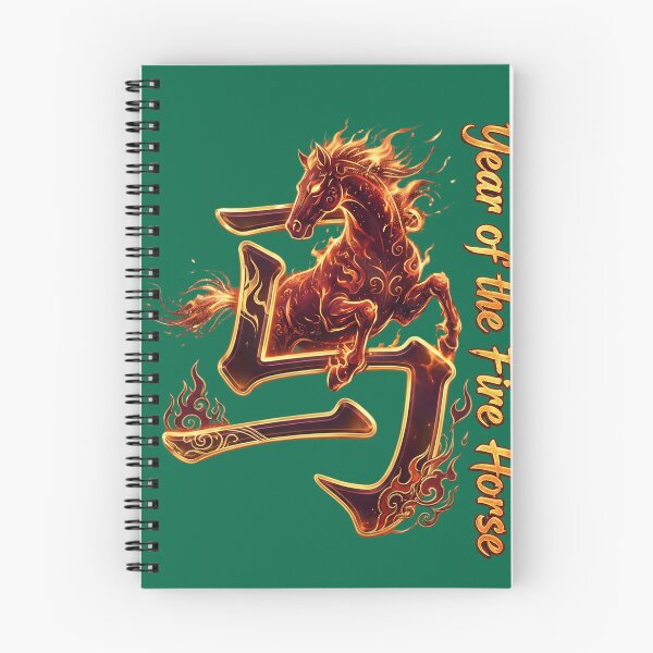 Item preview, Year of the Fire Horse – Chinese Zodiac Flame Horse Streetwear Design designed and sold by Maximilianos.