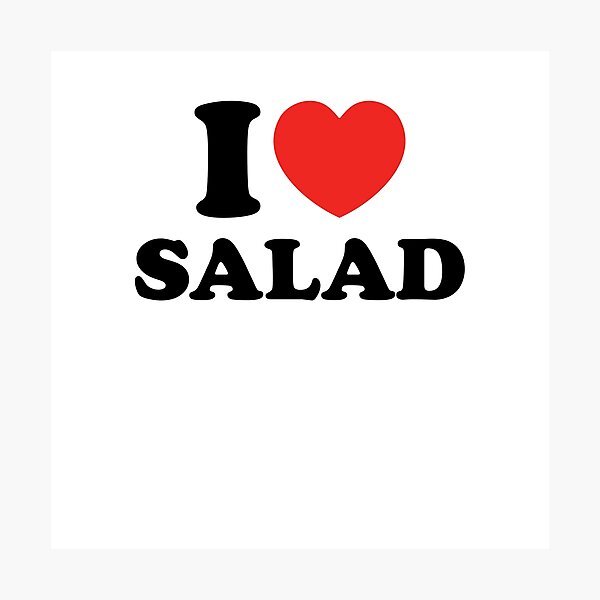 Item preview, I Love Salad designed and sold by shitpostee.