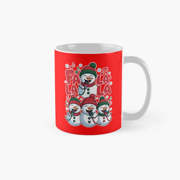 Item preview, Fa La La Singing Snowmen Christmas Choir designed and sold by RedCircleArt.