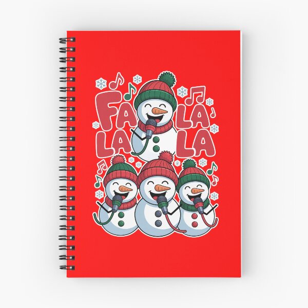Item preview, Fa La La Singing Snowmen Christmas Choir designed and sold by RedCircleArt.