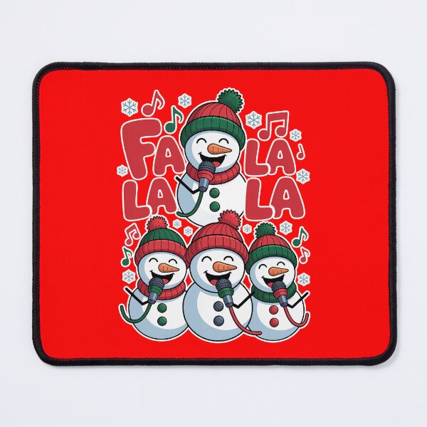 Item preview, Fa La La Singing Snowmen Christmas Choir designed and sold by RedCircleArt.