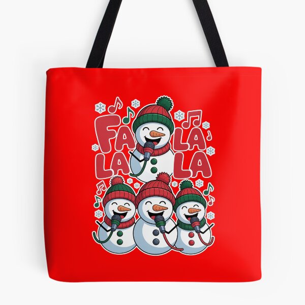 Item preview, Fa La La Singing Snowmen Christmas Choir designed and sold by RedCircleArt.
