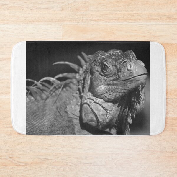 Item preview, Closeup of an Iguana in Monochrome designed and sold by MercerImages.