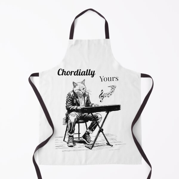 Item preview, Furry Philharmonic - Cat and Keyboard designed and sold by Petalandfur.