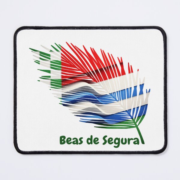 Item preview, Abstract Flag of Beas de Segura – Feather Shape Design designed and sold by ArteJorge48.