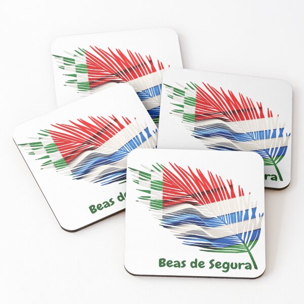 Item preview, Abstract Flag of Beas de Segura – Feather Shape Design designed and sold by ArteJorge48.