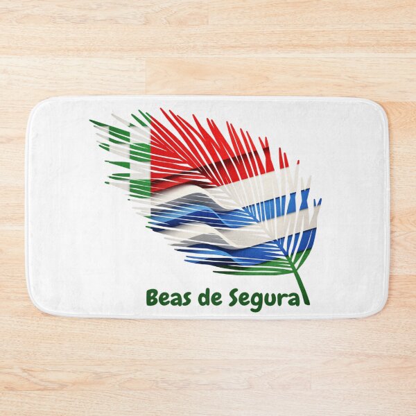 Item preview, Abstract Flag of Beas de Segura – Feather Shape Design designed and sold by ArteJorge48.