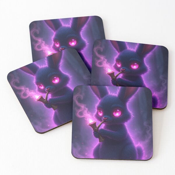 Item preview, Dark Anime Rabbit – Shisha Aura Art designed and sold by OhmAuraArt.