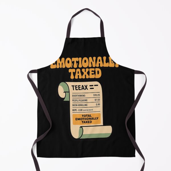 Item preview, Emotionally Taxed – Receipt Style designed and sold by orlodrake.
