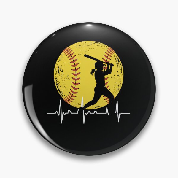 Item preview, Softball Heartbeat Softball Player designed and sold by StephenDDArt.