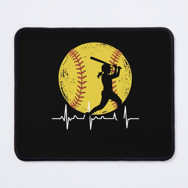 Item preview, Softball Heartbeat Softball Player designed and sold by StephenDDArt.