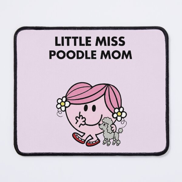 Item preview, Little Miss Poodle Mom - Cute Silver Toy Poodle Parody - Orchid edition designed and sold by Miss Cutie Designs.