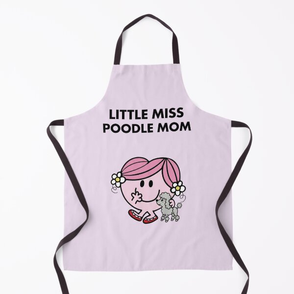 Item preview, Little Miss Poodle Mom - Cute Silver Toy Poodle Parody - Orchid edition designed and sold by Miss Cutie Designs.