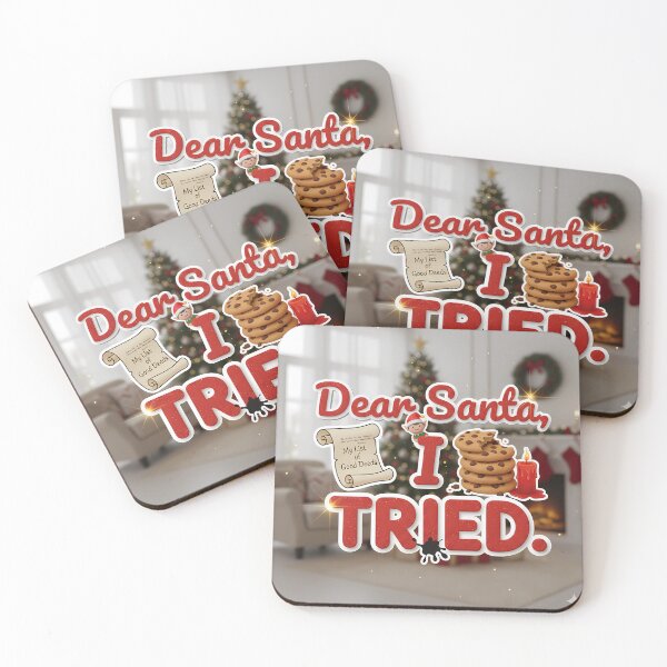 Item preview, Dear Santa, I Tried designed and sold by digisetumedia.