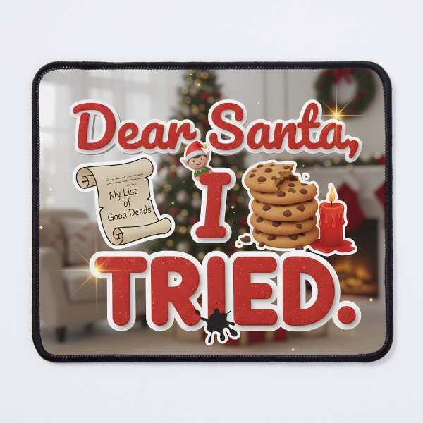 Item preview, Dear Santa, I Tried designed and sold by digisetumedia.