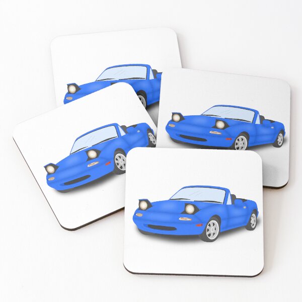 Item preview, Blue Mazda MK1 MX5 Miata designed and sold by Cl03xoart.