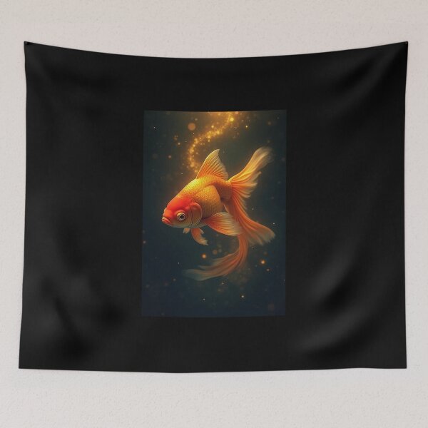 Item preview, Dark Anime Goldfish – Floating Aura Art designed and sold by OhmAuraArt.