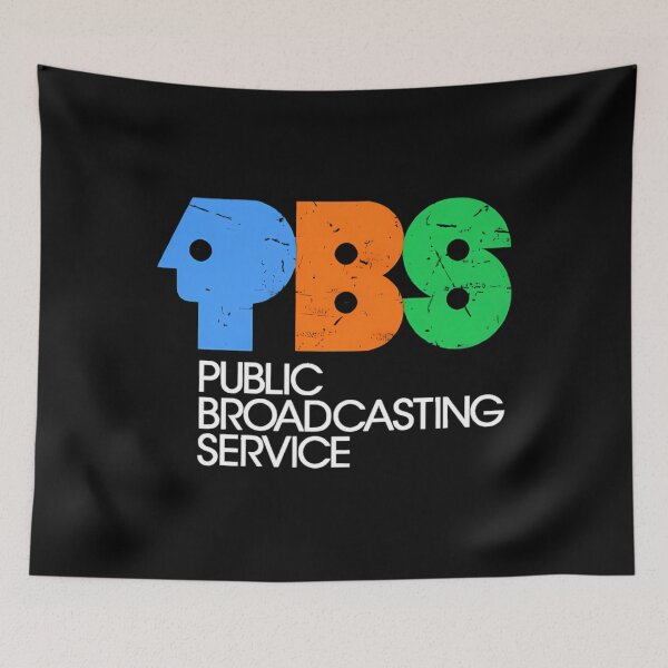 Item preview, Vintage Pbs Logo - Retro Public Broadcasting Service - 70S 80S Nostalgia  designed and sold by GavinLange.