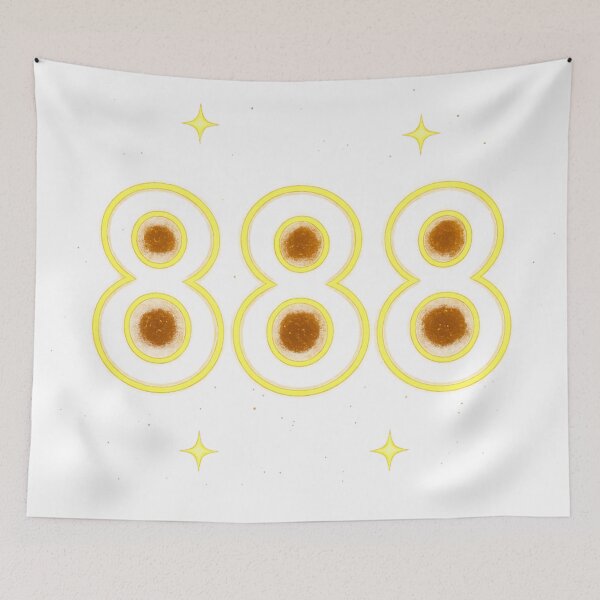Item preview, Glowing Angel Number 888 Energy Portal designed and sold by HiteshArt111.
