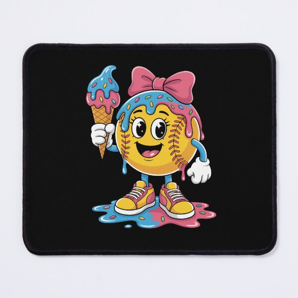 Item preview, Softball Ice Cream Drip designed and sold by StephenDDArt.