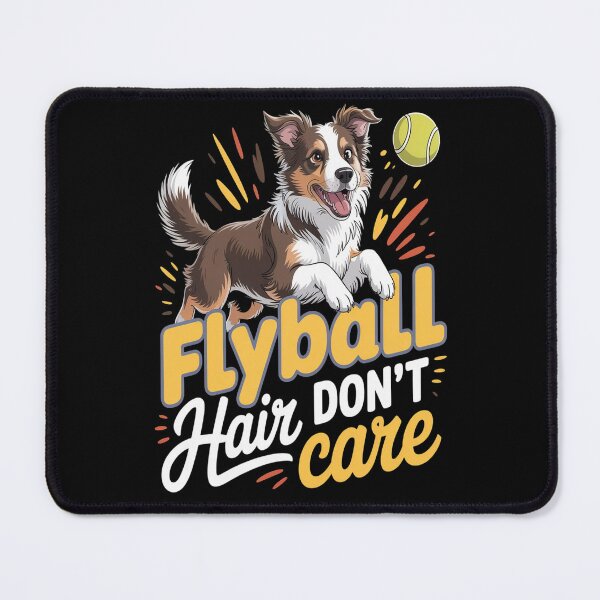 Item preview, Flyball Border Collie Dog Flyball Hair Don't Care designed and sold by orlodrake.