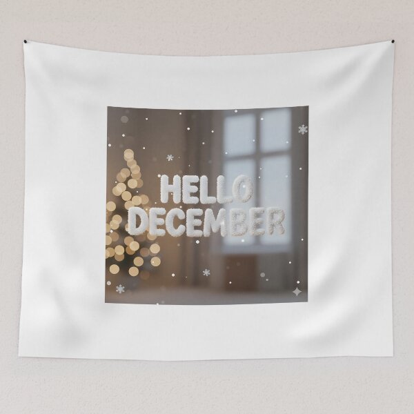 Item preview, Hello December, Soft Winter Welcome designed and sold by digisetumedia.