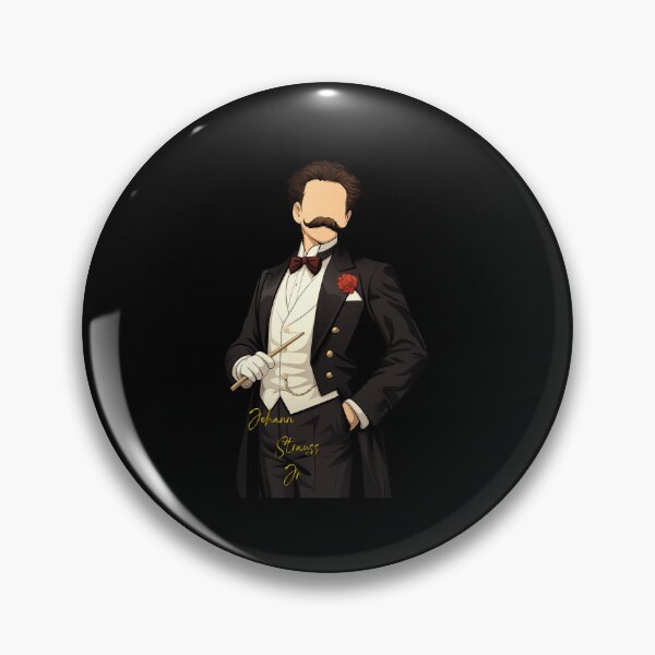 Item preview, Johann Strauss Jr. Vector designed and sold by halibutgoatramb.