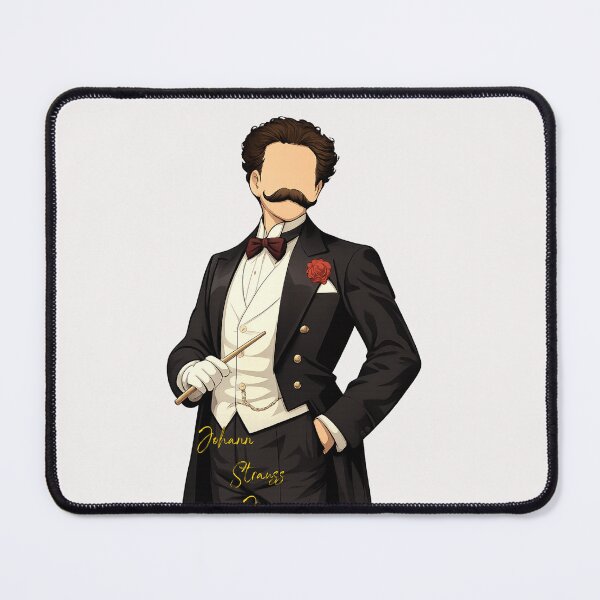 Item preview, Johann Strauss Jr. Vector designed and sold by halibutgoatramb.