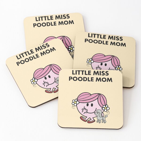 Item preview, Little Miss Poodle Mom - Cute Silver Toy Poodle Parody - Butter edition designed and sold by Miss Cutie Designs.