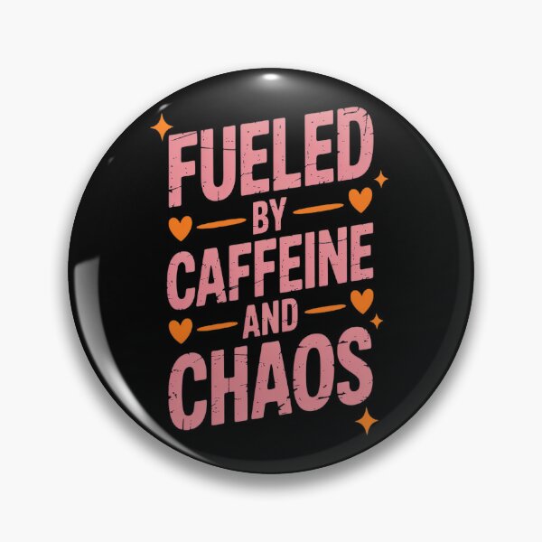 Item preview, Fueled By Caffeine And Chaos , Busy Woman Coffee and Chaos designed and sold by orlodrake.