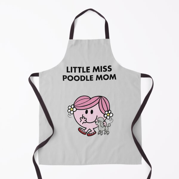 Item preview, Little Miss Poodle Mom - Cute Silver Toy Poodle Parody - Light Grey edition designed and sold by Miss Cutie Designs.