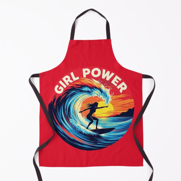 Item preview, Girl Power with surfer girl designed and sold by JackFreestone.