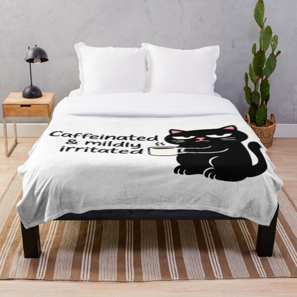 Item preview, Gato con cafeína y ligeramente irritado designed and sold by Bellassi.