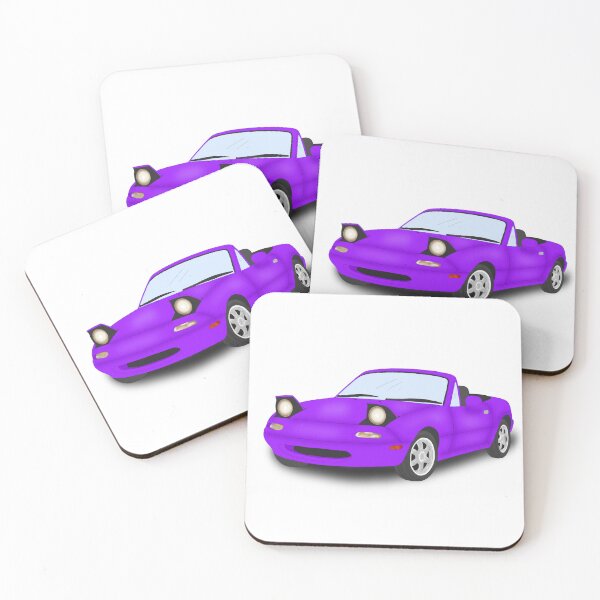 Item preview, Purple Mazda MK1 MX5 Miata designed and sold by Cl03xoart.