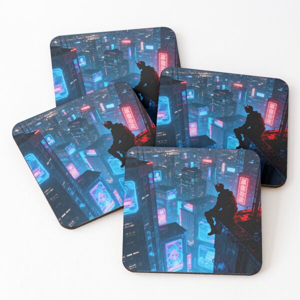 Item preview, Neon Rainfall Sentinel designed and sold by iwzzuel.