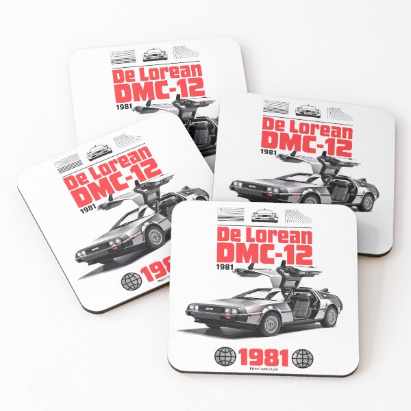 Item preview, Vintage Classic Car Amazing Art Delorean designed and sold by PrintCarClub.