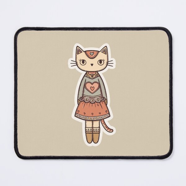 Item preview, Cute Cat Doodle Sketch Art designed and sold by bapupa.