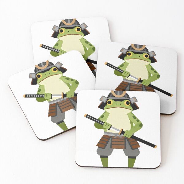 Item preview, Samurai Frog Warrior designed and sold by iwzzuel.