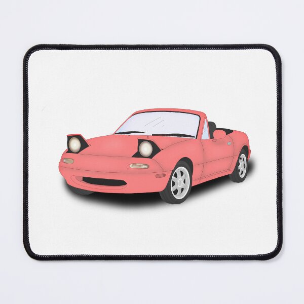 Item preview, Baby pink Mazda MK1 MX5 Miata designed and sold by Cl03xoart.