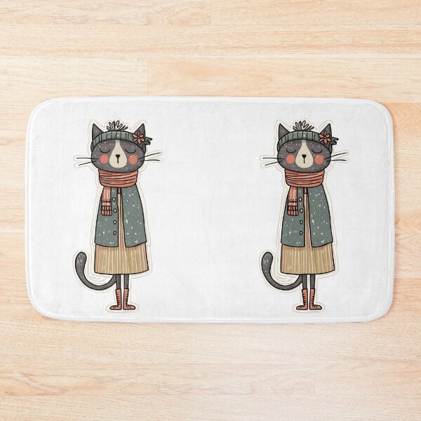 Item preview, Funny Cat Doodle Aesthetic Drawing designed and sold by bapupa.